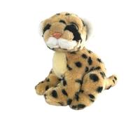MZICXV 20cm Simulation PP Cotton Animal Leopard Non-shedding Plush Doll Soft And Cute 's Early Education Gift Home Decoration