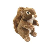 MZICXV 25cm Simulation PP Cotton Animal Chipmunk Squirrel Plush Doll Does Not Shed Hair Soft And Cute 's Early Education Gift Home Decoration