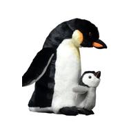 MZICXV 28cm Realistic Emperor Penguin Family Plush Toy, for Penguin Lovers(Aptenodytes forsteri)