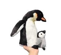 MZICXV 30cm Emperor Penguin Plush Toy Set, Realistic Stuffed Animals, (Aptenodytes forsteri)