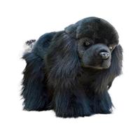 MZICXV 9.8" Black Cocker Spaniel Plush Toy, Realistic Stuffed Dog, Soft and Cuddly Puppy Plushie