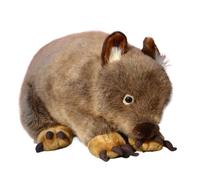 MZICXV 9.8" Wombat Plush Toy, Cute and Realistic Stuffed Animal Wombat, Soft Cuddly Australian Animal Plushie(43CM)