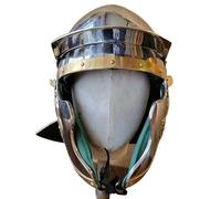 MZICXV Classical Roman Lorica Segmentata Armour Set & Gallic Helmet - Wearable Legionary Replica for Reenactment & Display(A)