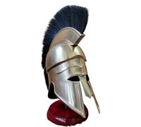 MZICXV Handmade Spartan/Ancient Greek Corinthian Helmet Miniature Ornament - Historical Display Collectible