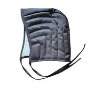 MZICXV Medieval Padded Arming Cap Canvas Coif Hood for Helmet Wear | Historical Reenactment & LARP Under-Armor Headwear(Black)