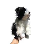 MZICXV Realistic 30cm Border Collie Plush Toy, Stuffed Animal, (Border Collie)