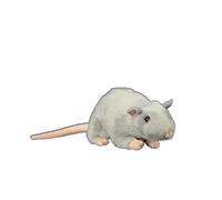 MZICXV Realistic Grey Little Mouse Plush Toy, Super Soft Stuffed Animal Doll