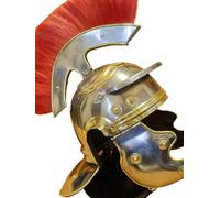 MZICXV Roman Centurion Helmet Gallic G Style Legionary Optio Helmet Wearable Display Armour Replica for Reenactment & Historical