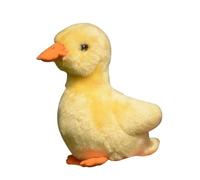 MZICXV Simulated Duck Plush Doll Can Sound Small Animal Toys Soft And Cute Little Yellow Duck Doll Ornaments(Yellow,17cm)