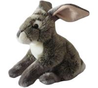 MZICXV Simulated Gray Rabbit Plush Doll, White-tailed -eared Big Hare Plush Toy, Soft And Cute 's Accompanying Gift, Home Ornament
