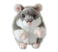 MZICXV Simulated Plush Toy Gray Golden Bear Chinchilla Hamster Plush Doll Soft And Cute Accompanying Gifts For Home Decoration