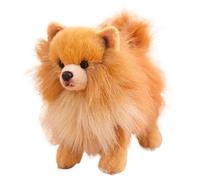MZICXV Simulated Pomeranian Plush Toys, Soft And Cute Rag Dolls, Boys And Girls, 's Gifts, Home Furnishings(Brown)