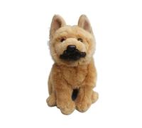 MZICXV Simulated Wolf Dog Plush Toy German Shepherd Black Back Puppy Plush Doll Soft And Cute 's Companion Gift Home Decoration(23cm)