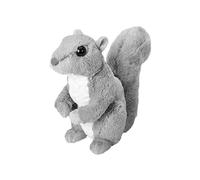 MZICXV Simulation animal PP cotton cute little squirrel North American gray squirrel plush doll soothing early education gift(Sciuridae)