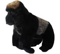 MZICXV Simulation Chimpanzee Plush Doll Silver Back Gorilla Plush Toy Soft And Cute 's Early Education Gift Home Decoration