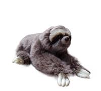 MZICXV Simulation Cute Sloth Plush Toy Three-fingered Sloth Doll Mr. Lightning Doll Birthday Gift