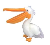 MZICXV Simulation Mouth Personality Bird Plush Doll Holding Fish Pelican Plush Toy Big Mouth Duck Soft