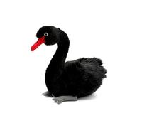 MZICXV Simulation PP Cotton Animal Mute Swan Black Swan Plush Toy Soft Cute 's Early Education Gift Home Decoration