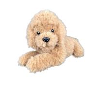 MZICXV Simulation PP Cotton Animal Puppy Dog plush Toy Soft And Cute 's Early Education Gift Home Decoration(Lying style 38cm)