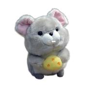 MZICXV Super Cute Hamster Doll That Can Make A Sound, A Gluttonous Mouse Plush Toy That Can Say Iloveyou, A Cute Doll, A Gift For Couples, And A Gift For