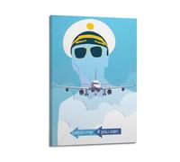 MZKSUERS Catch Me If You Can Poster Poster Decorative Painting Canvas Wall Posters And Art Picture Print Modern Family Bedroom Decor Posters 20x30inch(50x75cm)