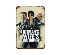 MZKSUERS Hitman's Wife's Bodyguard Movie PosterWall Decor Art Metal Tin Poster Modern Bar Decorations30x20cm