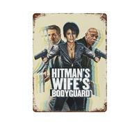 MZKSUERS Hitman's Wife's Bodyguard Movie PosterWall Decor Art Metal Tin Poster Modern Bar Decorations40x30cm