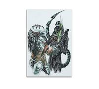 MZKSUERS Movie Poster Alien Vs. Predator Poster Decorative Painting Canvas Wall Posters And Art Picture Print Modern Family Bedroom Decor Posters 08x12inch(20x30cm)