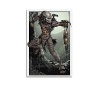 MZKSUERS Movie Poster Predator Poster Decorative Painting Canvas Wall Posters And Art Picture Print Modern Family Bedroom Decor Posters 08x12inch(20x30cm)