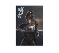 MZKSUERS Wuchang Fallen Feathers Poster Poster Decorative Painting Canvas Wall Posters And Art Picture Print Modern Family Bedroom Decor Posters 20x30inch(50x75cm)