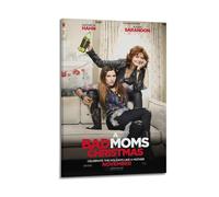 MZMCXNFW Christmas Poster from The Movie Bad Moms Poster Decorative Painting Canvas Wall Posters And Art Picture Print Modern Family Bedroom Decor Posters 12x18inch(30x45cm)
