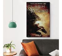 MZMCXNFW Clash of The Titans Movie Poster Poster Decorative Painting Canvas Wall Posters And Art Picture Print Modern Family Bedroom Decor Posters 12x18inch(30x45cm)