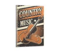 MZMCXNFW Country Music Poster Poster Decorative Painting Canvas Wall Posters And Art Picture Print Modern Family Bedroom Decor Posters 20x30inch(50x75cm)