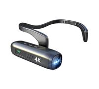 MZMZM 4K/30FPS Head Mounted Camera Wearable WiFi Video Camera Camcorder 120°Wide Angle Lens Anti-shake Built-in Battery APP Control