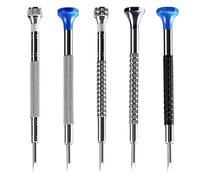 MZMZM New Precision Watch Screwdriver Set 10pcs 0.5-3.0mm Phillips One-Piece Hand Screwdrivers(E)