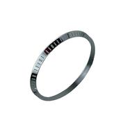 MZMZM Top Grade Stainless Steel with Marker SKX007 Watch Chapter Ring(Brushed Rose Gold)