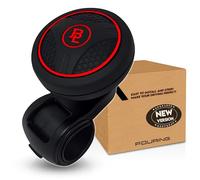 Mzone Bl Silicon Black Platinum Power Handle Car Steering Wheel Suicide Spinner Accessory Knob for Car Vehicle