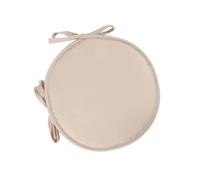 MZPOZB Balcony Chair Cushion 3pc 30/36.5cm Solid Color Round Garden Chair Pads Removable Tie-on Seat Cushion For Outdoor Bistro Stool Patio Home Dining(Beige,36.5cm)