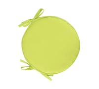 MZPOZB Balcony Chair Cushion 3pc 30/36.5cm Solid Color Round Garden Chair Pads Removable Tie-on Seat Cushion For Outdoor Bistro Stool Patio Home Dining(Yellow,36.5cm)