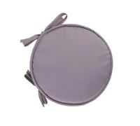 MZPOZB Balcony Chair Cushion 3pc 30/36.5cm Solid Color Round Garden Chair Pads Removable Tie-on Seat Cushion For Outdoor Bistro Stool Patio Home Dining(Light Grey,30cm)