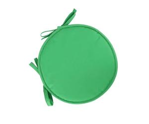 MZPOZB Balcony Chair Cushion 3pc 30/36.5cm Solid Color Round Garden Chair Pads Removable Tie-on Seat Cushion For Outdoor Bistro Stool Patio Home Dining(Green,30cm)