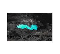 MZPOZB Fish Tank Backing 3D Aquarium Background Poster PVC Adhesive Sticker Fish Tank World Backdrop Rock(Color2,50x80cm)