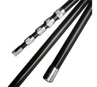 MZPOZB Fishing Net Telescopic Pole Fishing Net Handing Pole Carbonfiber 7m 8m 9m 10m Fruit Picking Rod Looper Lock Landing Net Pole(10m)