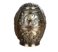 MZPOZB Toothpick Holder Metal Toothpick Box Creative Push-Type Holder Chinese Living Room Automatic Pop-Up Jar(Color-01)