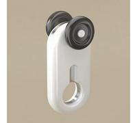 MZQMK Curtain Track Rollers, Curtain Tracks Pulley, Aluminium Alloy Mute Curtain Tracks Pulley Wheel Rollers Runners For Ceiling/Wall Mount Curtain Tracks(A,90PCS)