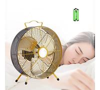 MZQMK Rechargeable Powered High Velocity Portable Fan,Quiet Camping Fan,With Low Noise Indoor & Outdoor Home, Gym, Office, Garage (Size : 10")