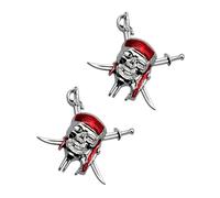 MZRAN 1 Pair Skull Metal Car Sticker Weatherproof Auto Emblems For Truck Adhesive Easy Installation Outdoor