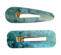 MZRAN 1 Set Acrylic Resin Hair Barrettes Alligator Hair Clips,1pcs Hair Clips Marble P