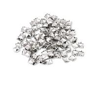 MZRAN 100pcs Square Rivet Metal Studs Spikes Punk Shoes Belt Clothing Decor
