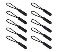 MZRAN 10pack Portables Zippers Pull Cord Colorful Detachable Sliders Cord Travel Essential Backpacks Pulls